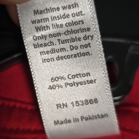 NWOT - San Diego California Unisex Red Shirt - Size S - Picture 7 of 8